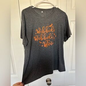 Gray Halloween Graphic Tee